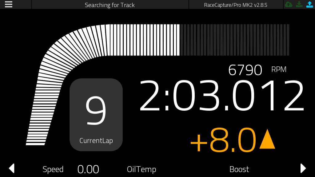 RC_app_tacho_view Autosport Labs
