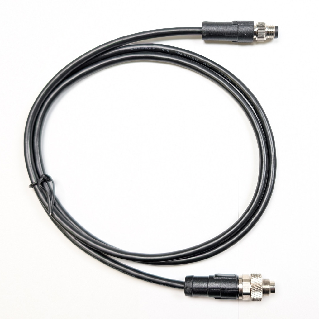 M8 to AIM M9 Binder integration patch cable