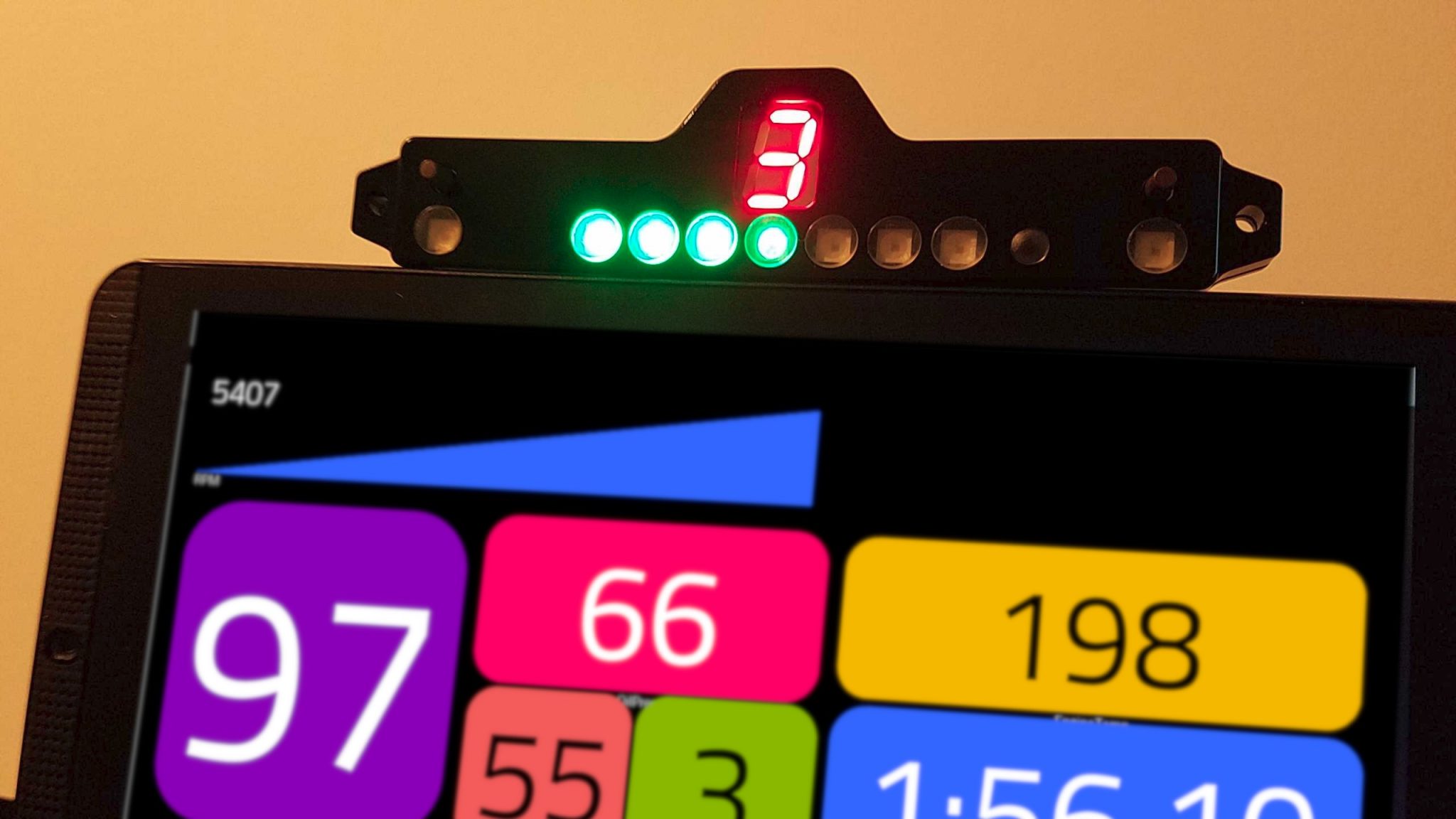 ShiftX3 sequential shift light and alerts Autosport Labs