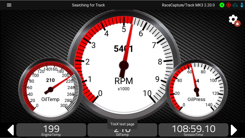 RaceCapture app 2.12.0 – next generation analog gauges!